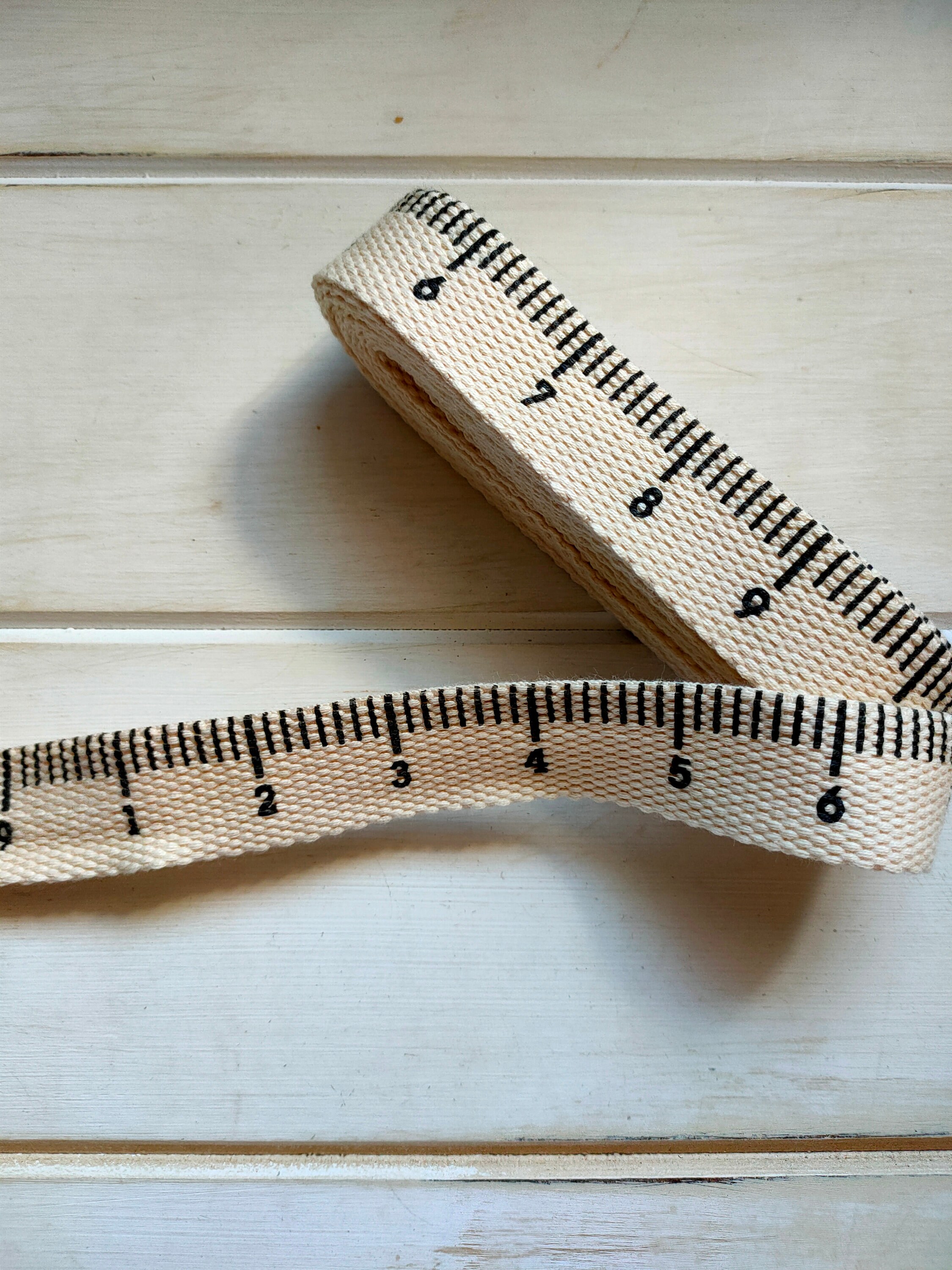 Cloth Tape Measurer 1 Yard in Yellow, or White Cloth Fabric Woven Ready to  Add to Your Collage Measuring Tape Meter Rusty 