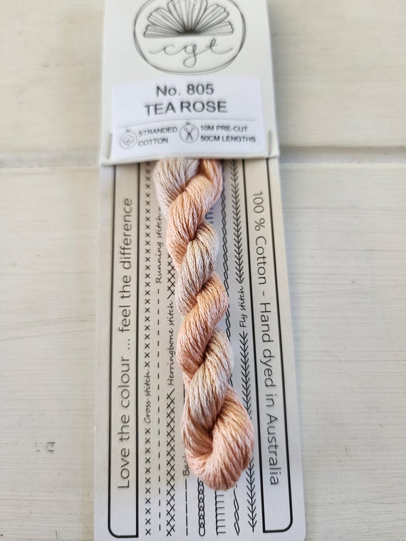 Cottage Garden Threads - 805 Tea Rose Stranded Cottage Garden Threads - 805 Tea Rose Stranded