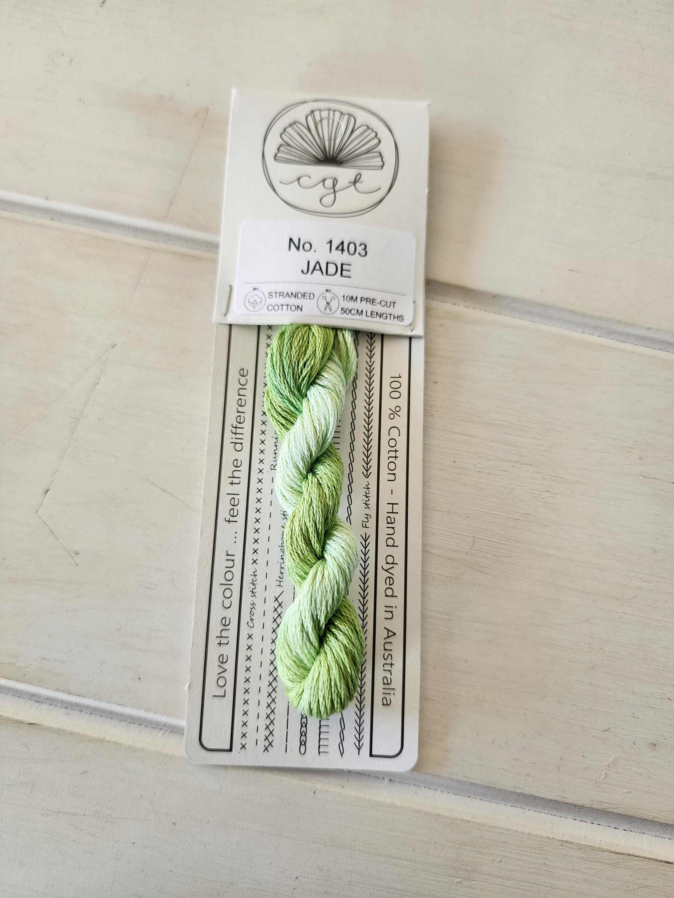 Cottage Garden Threads - 1403 Jade Stranded Cottage Garden Threads - 1403 Jade Stranded