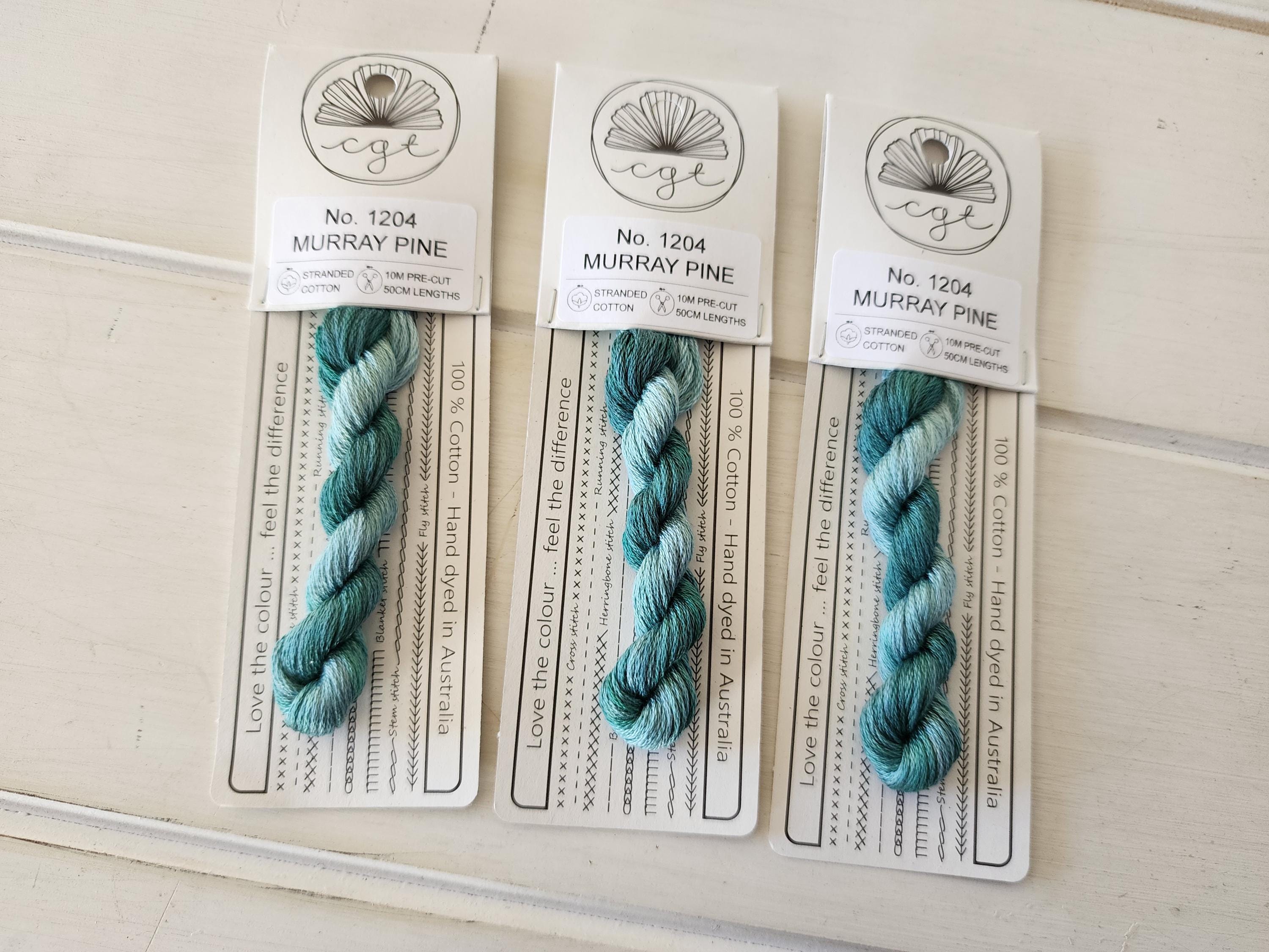 Murray Pine 1204 - Cottage Garden Thread 10m Pre Cut 50cm Lengths - Etsy