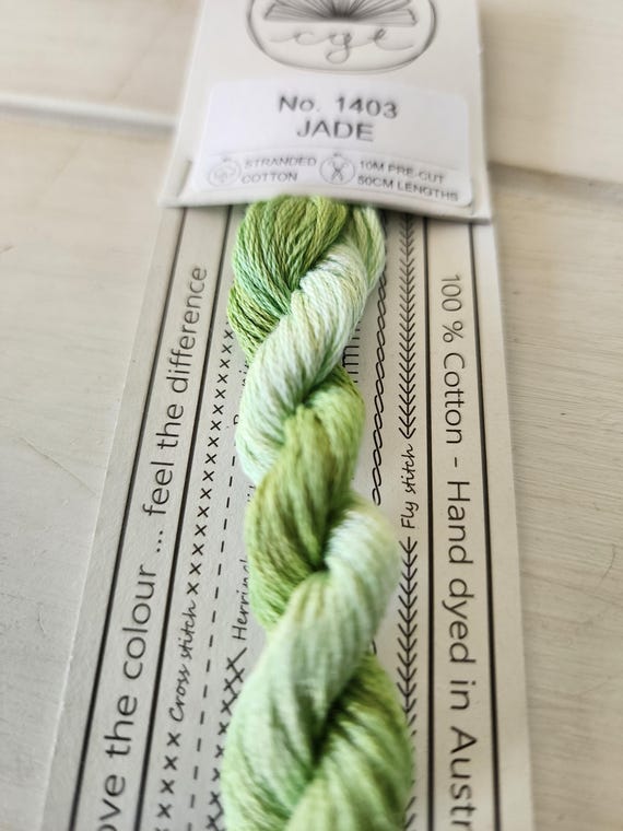 Cottage Garden Threads - 1403 Jade Stranded Cottage Garden Threads - 1403 Jade Stranded