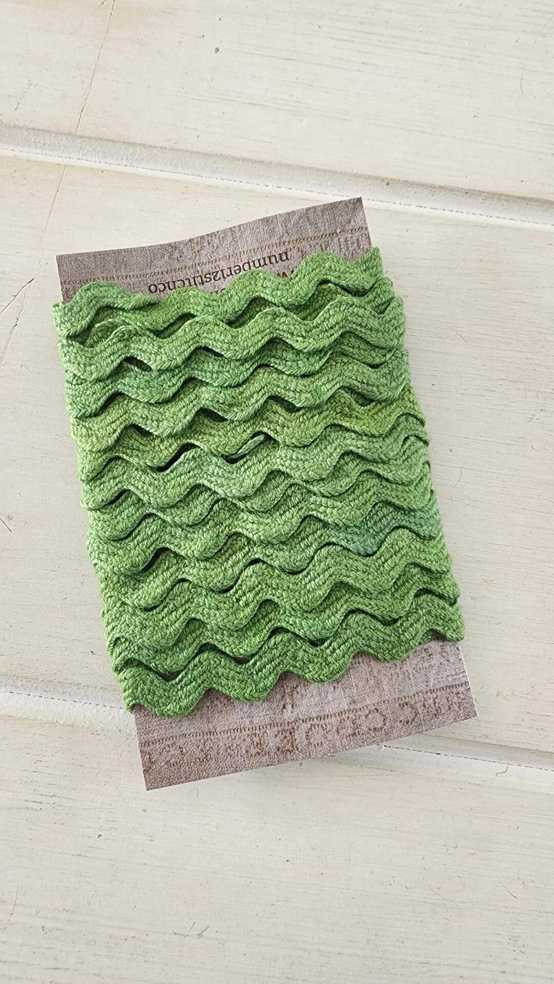 Green Ric Rac Border Vintage Green Ric Rac Trim - Approx 3 Yards - Etsy