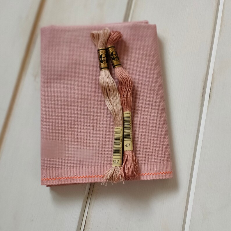 Hand Dyed 18 Count Aida for Cross Stitch or Embroidery Etsy