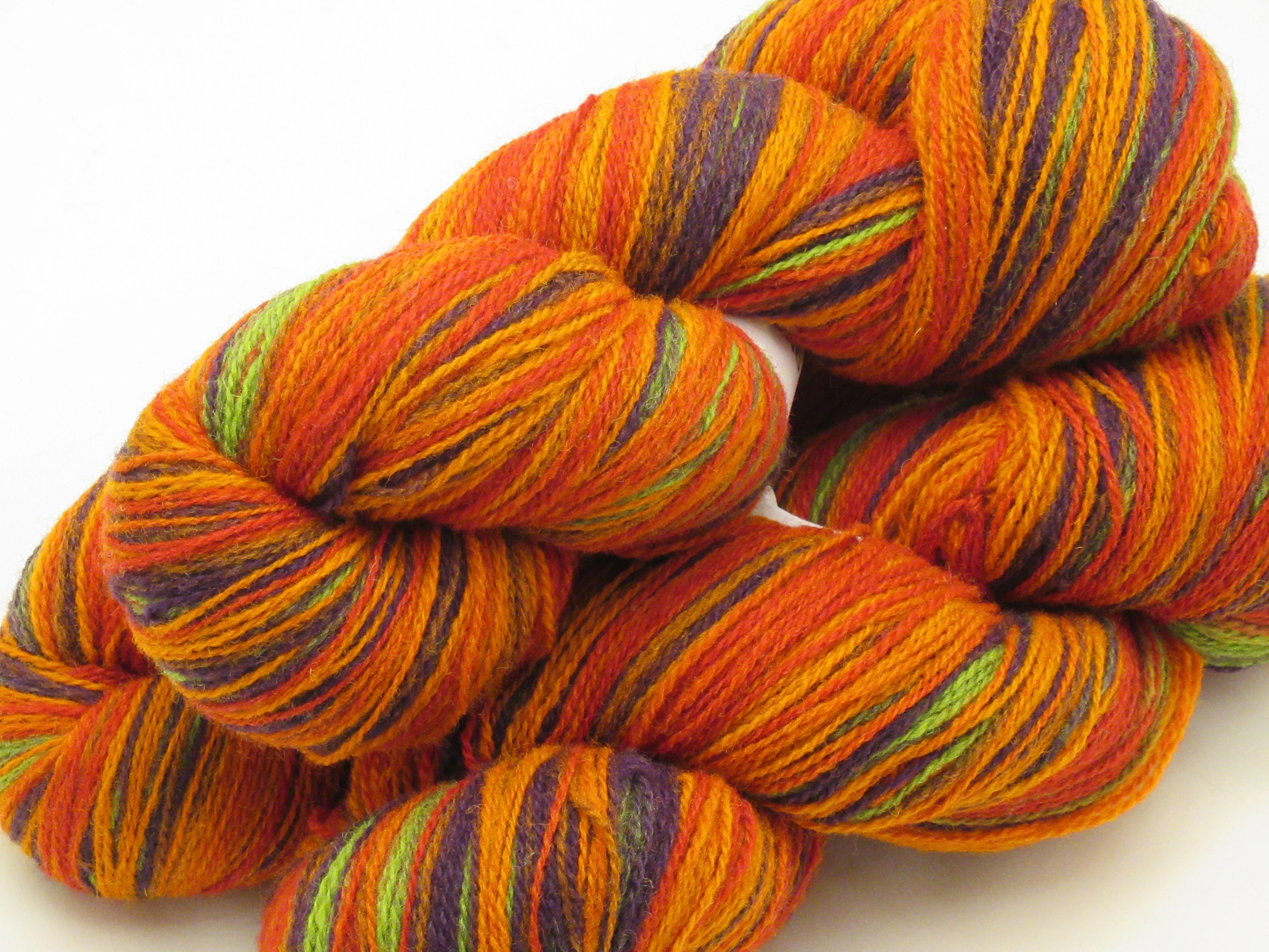 Kauni/ Aade Long Multicolor Knitting Yarn, Effect Yarn Weight 8/2, Self