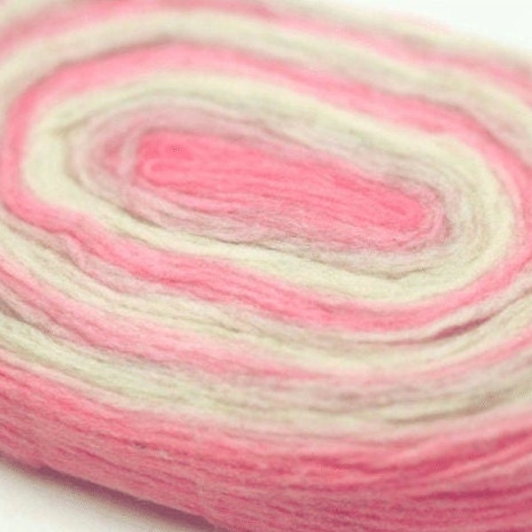 Kauni Unspun Yarn -  Yarn for Stunning Color Gradients, Knitting, Felting -  100% Wool (Kammzug, Filzwolle)