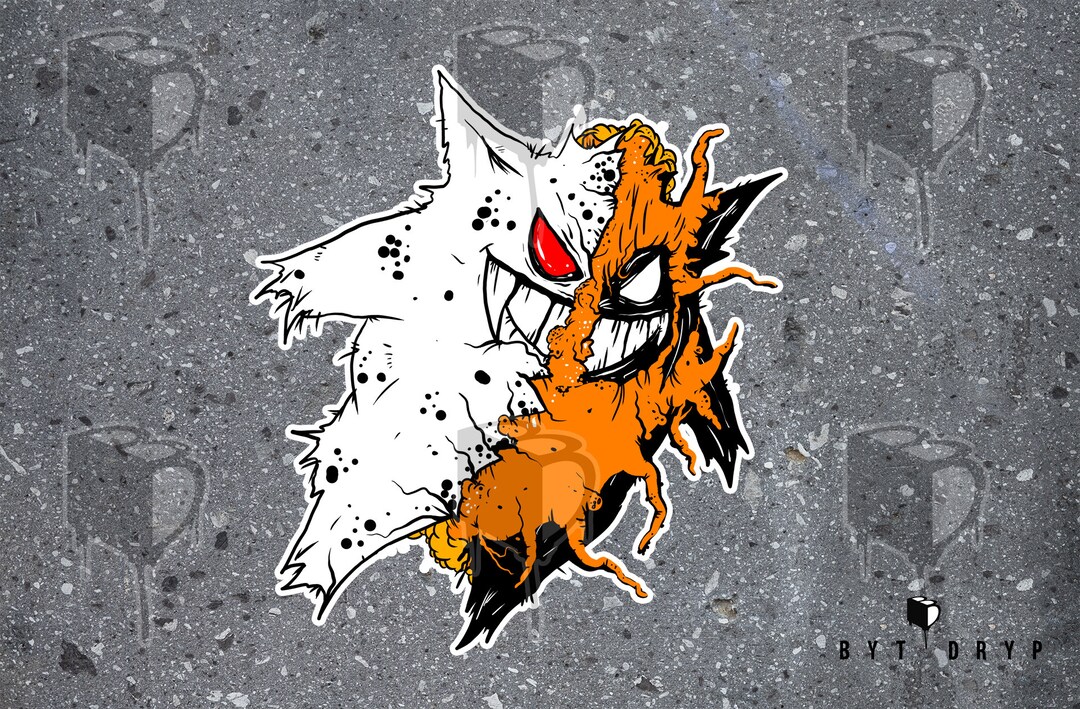 G Gar DEMON Sticker, 300 DPI, Laptop Sticker, Funny Sticker, Retro - Etsy