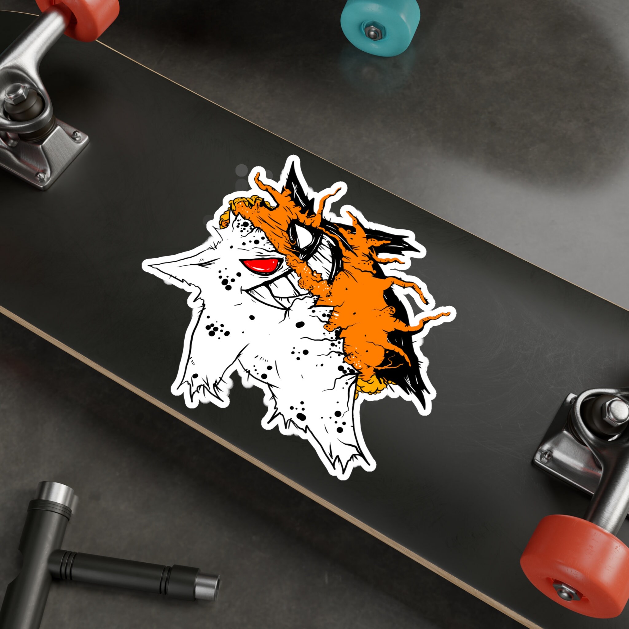G Gar DEMON Sticker, 300 DPI, Laptop Sticker, Funny Sticker, Retro - Etsy