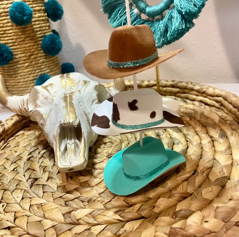 Cowboy hat car charm Etsy