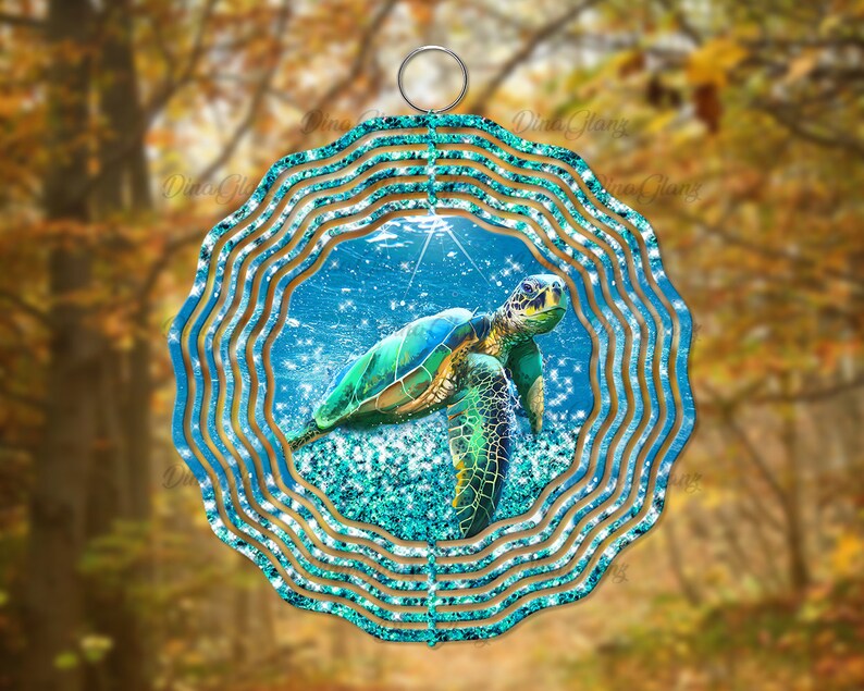 Wind Spinner PNG Wind Spinner Designs Sea Turtle Wind Spinner Etsy