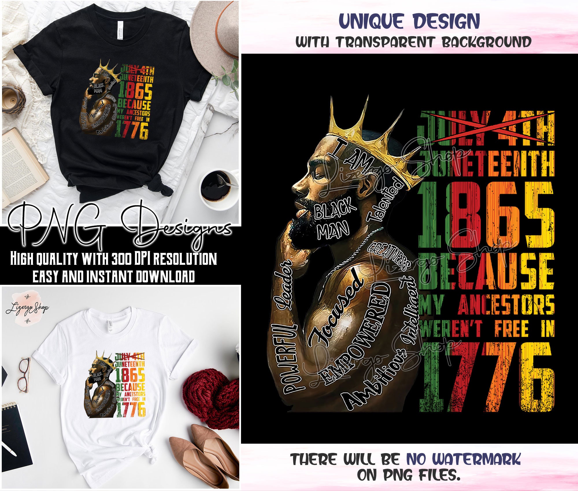 Juneteenth All Over Sublimation design template 10 – Special