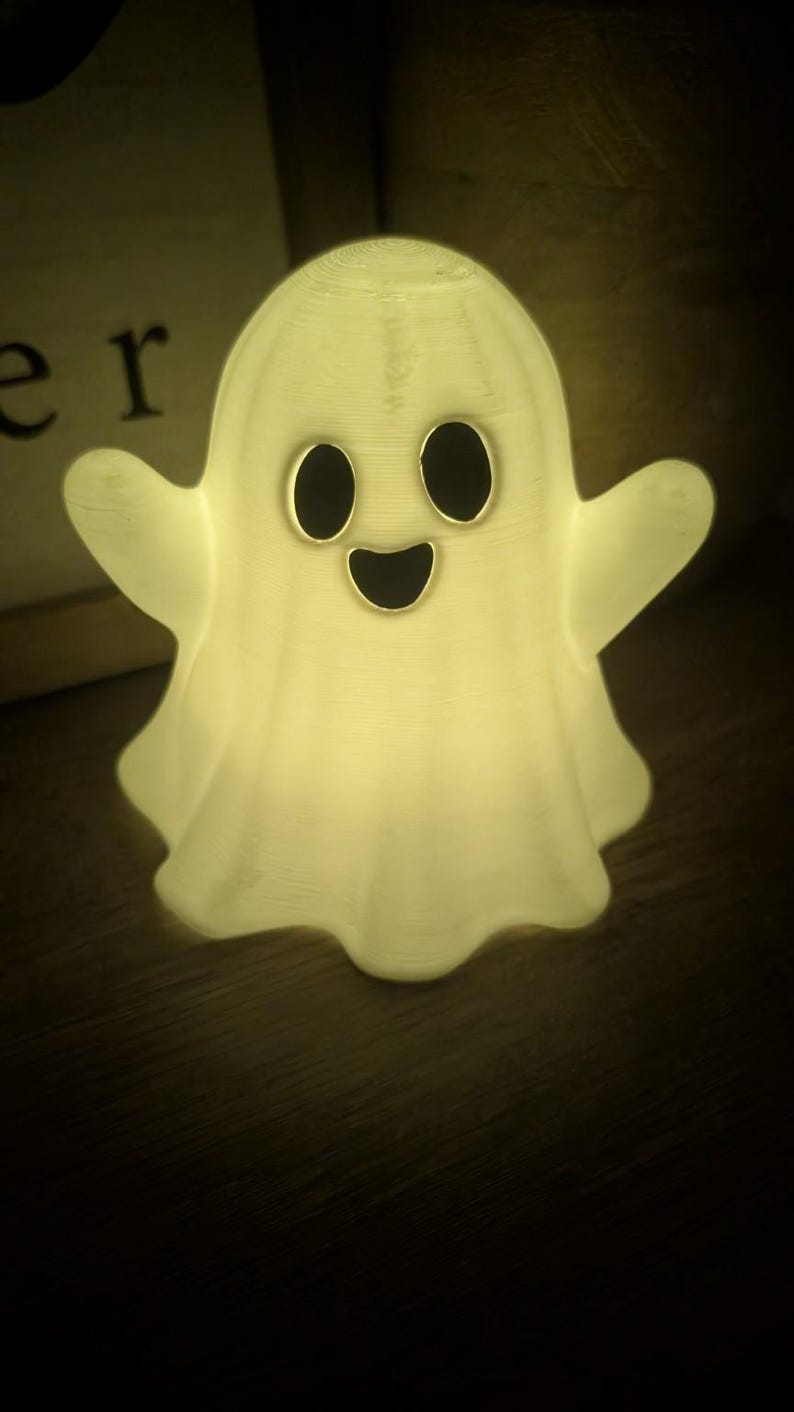 Ghost LED Tea Light — photographed physical product