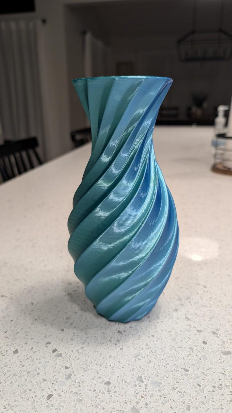 Spiral Vase — photographed physical product