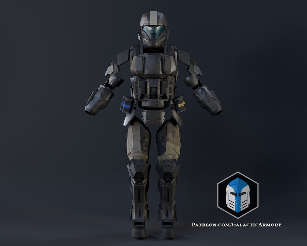 Custom 3D Printed Halo 3 ODST Armor Set by Galactic Armory Etsy
