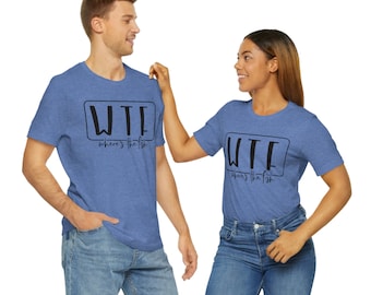 Wheres The Fish | WTF Unisex Jersey Short Sleeve Tee