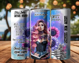 Book Lover | Smut | Romance | Trgger Warning 20 or 30 0z Tumbler