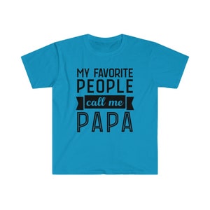 Meine Lieblingsmenschen nennen mich Papa Unisex Softstyle T-Shirt