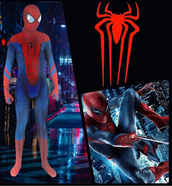 TASM 1 The Amazing Spider-Man 1 traje cosplay máscara separada - Etsy México