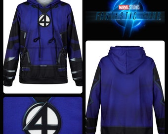 Fantastic Four Reed Richards Sue Storm costume hoodie jacket