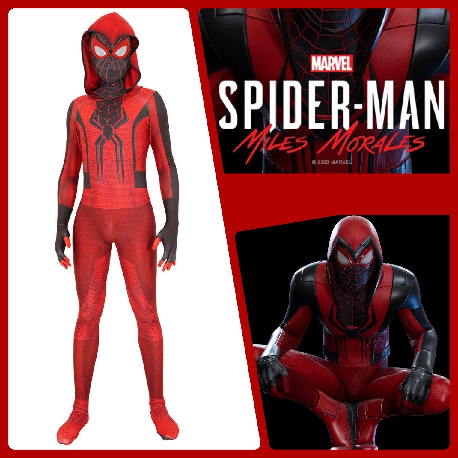 Costume De Super-héros Spiderman Pour Enfants, Ensemble Body De