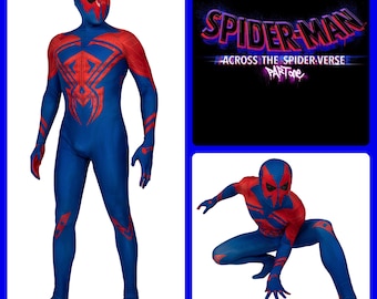 2099 Spider Suit Across the Spiderverse Costume Game Cosplay - Adult / Kids