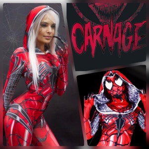 Costume de carnage rouge Gwen Cosplay