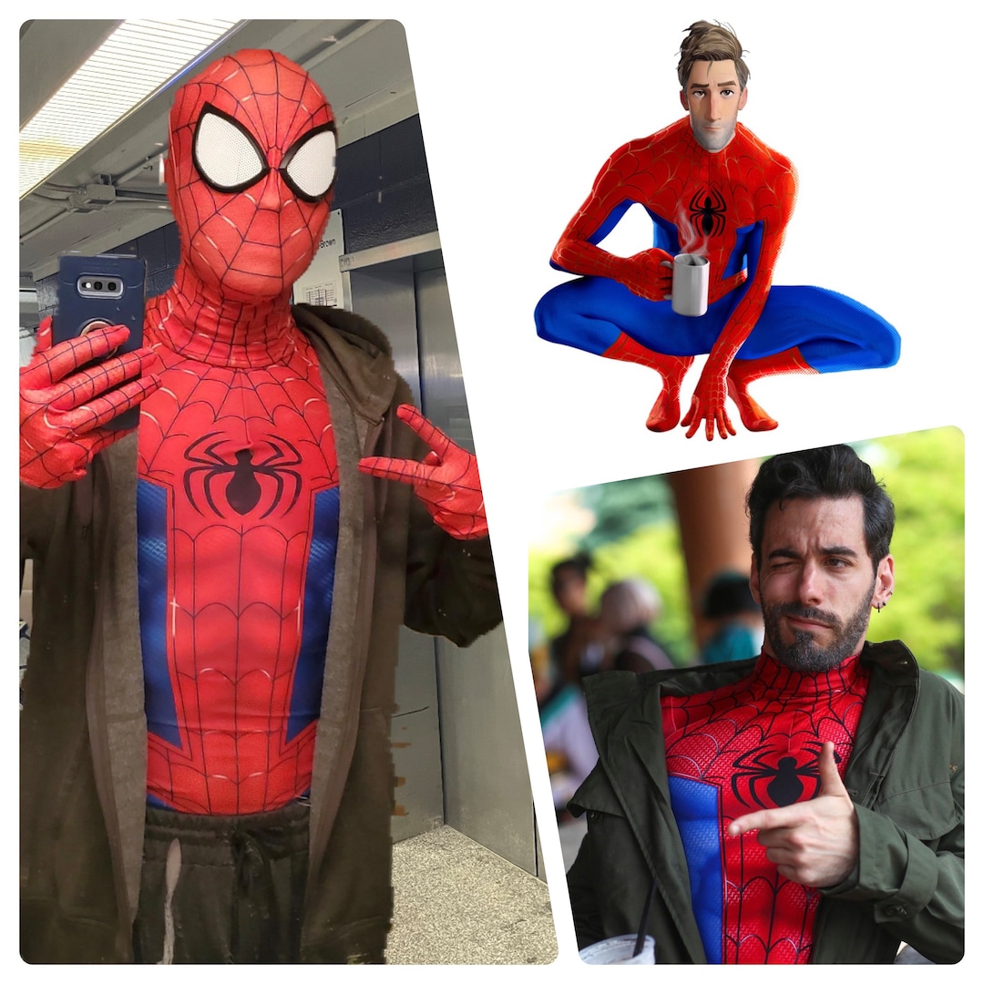 Spider Man Far From Home Peter Parker Spiderman Cosplay Costume for Men &  Kids