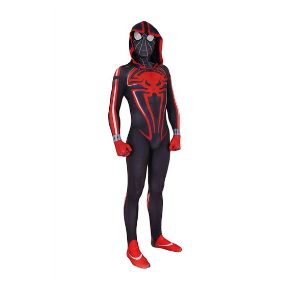 2099 Miles Morales Spider-man Costume Game Cosplay Spiderman - Etsy Israel