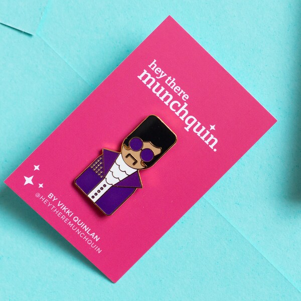 Little Icons Prince Hard Enamel Pin