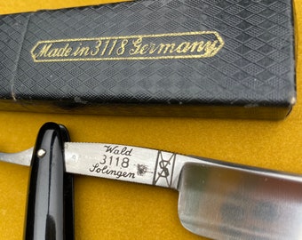 Antique German Es-ese Straight Razor Blade 3118 From Solingen in