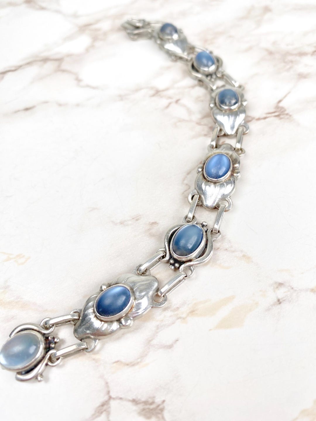 Georg Jensen Silver Moonstone Brooch accessories 925S 172A Silver 17.6g