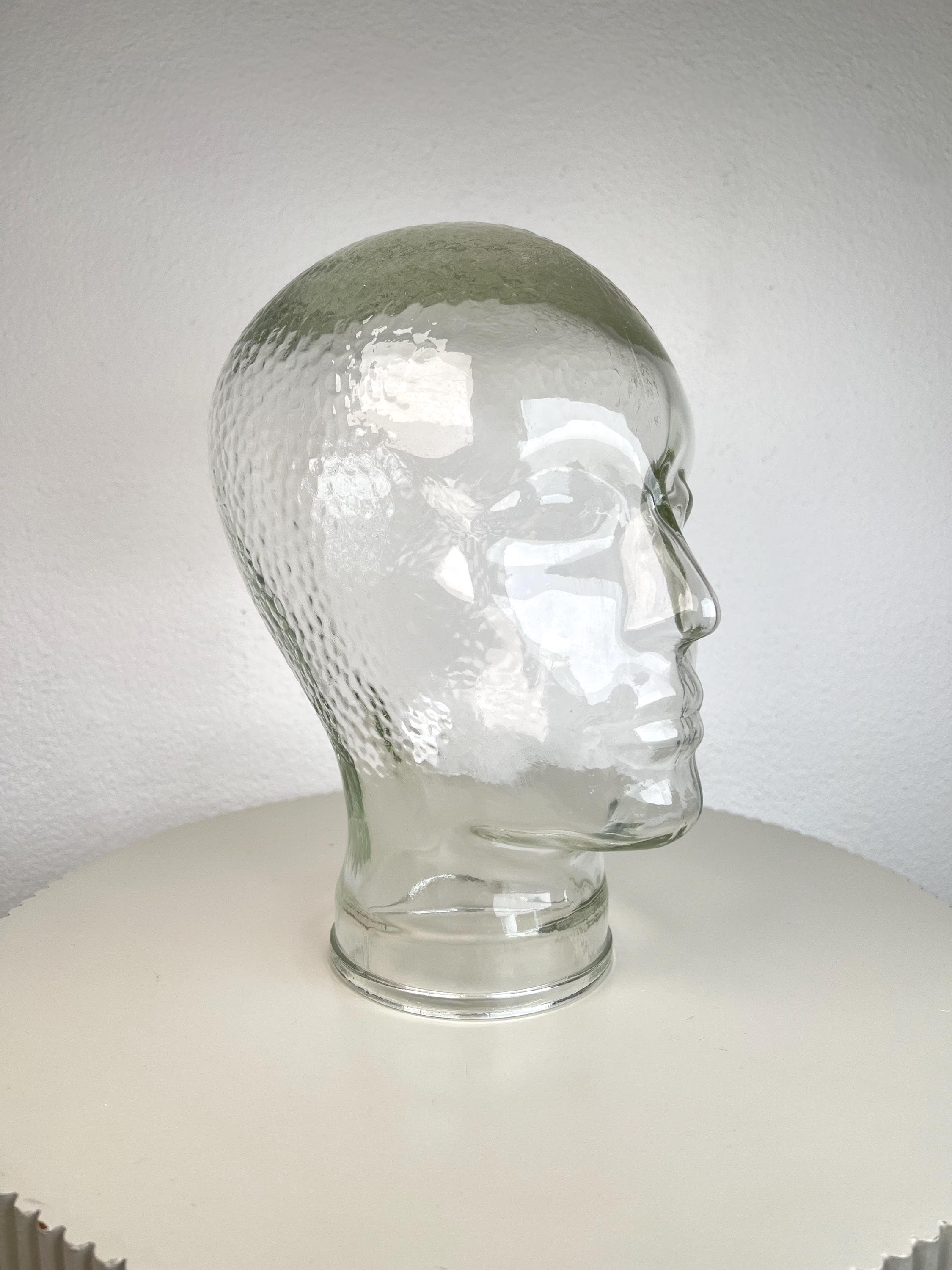 Blue glass mannequin head - Etsy 日本