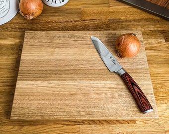 Cutting board solid oak 33 x 23 x 3 cm