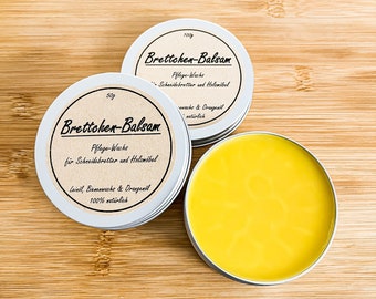 Board balm, organic care wax for cutting boards and wooden furniture