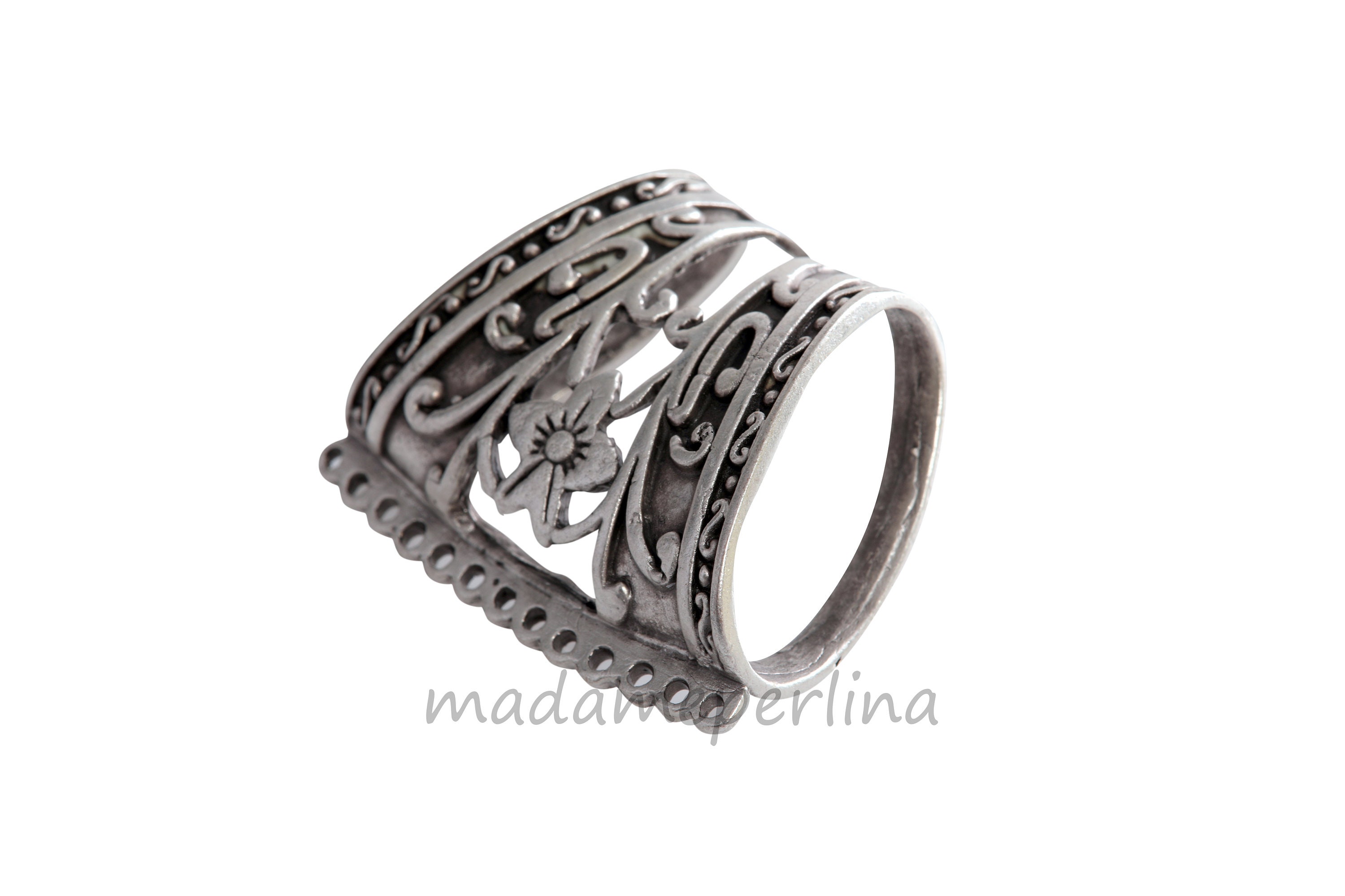 1 Pendant Bail Connector Silver Plated Large Hole Multi Bails Etsy UK