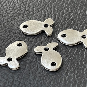 4    Fish Knot Closure Silver plated connector links bracelet slider charms clasps Turkish jewelry supply mdla0092B
