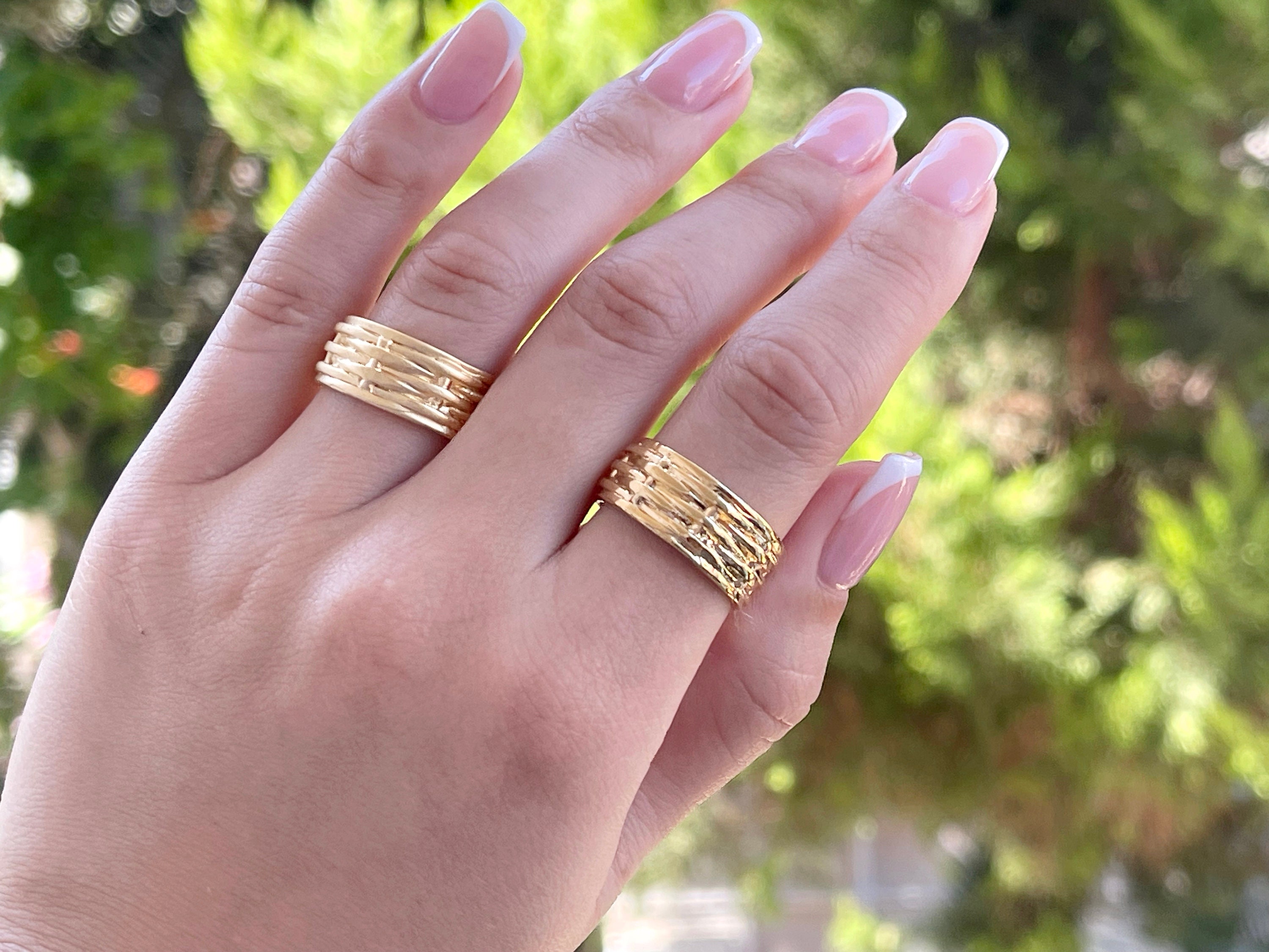 John Hardy 14kt Yellow Gold Pebble Ring | Silver | FARFETCH