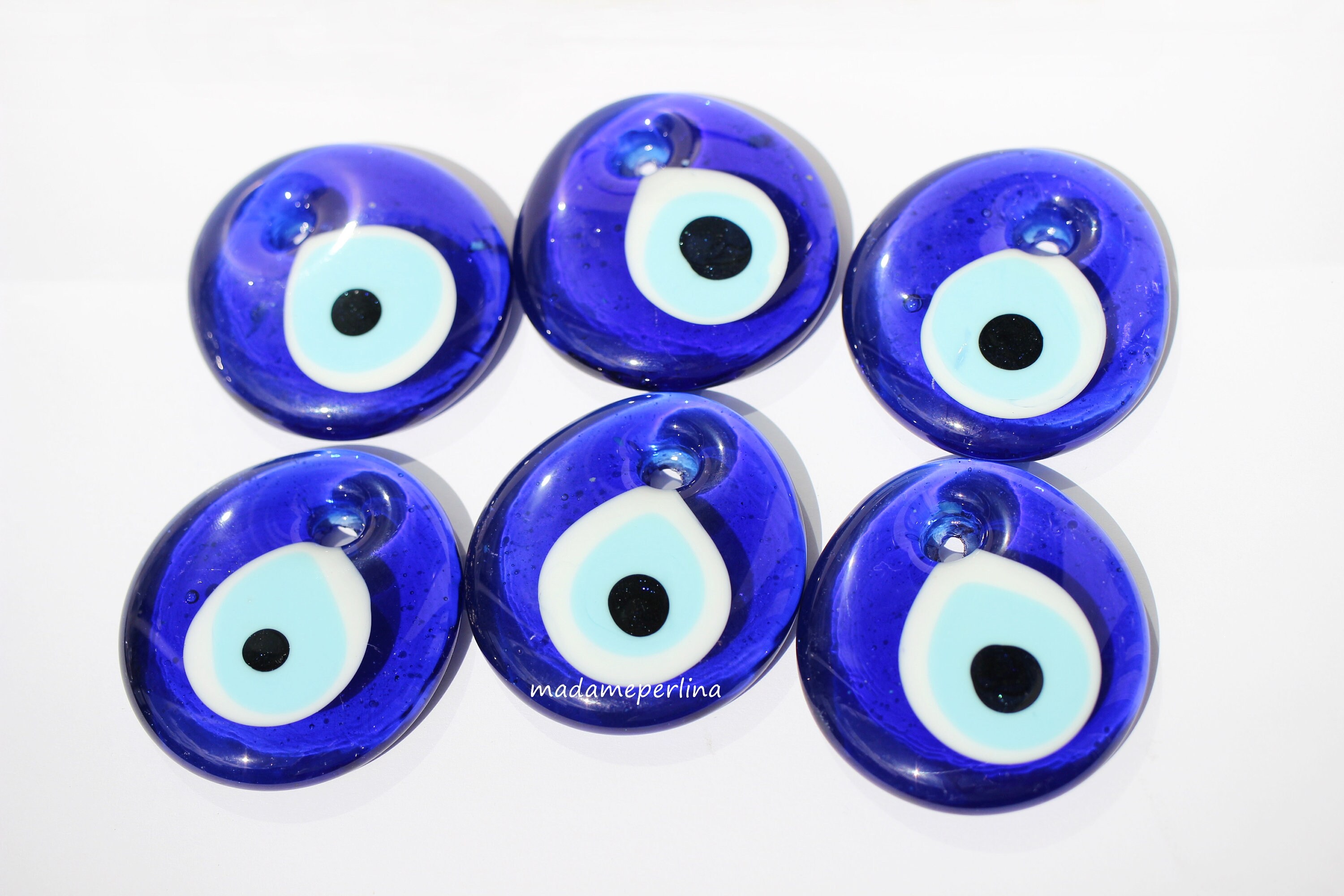 Pendentif œil Turc Bleu Contre Le Mauvais œil – 10 Cm, Verre | Nazar Boncuk, Amulette Protection Chance