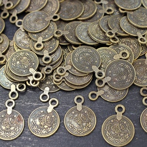 4 Tugra Anhänger Bronze überzogen 22 mm Replica Tugra türkischen Schmuck Versorgung mdla0887C