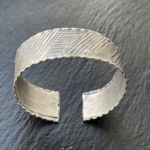 Manschetten-Armband Matt versilbert Layered einfache Unisex breitband einstellbar türkischen Schmuck BLZ99B