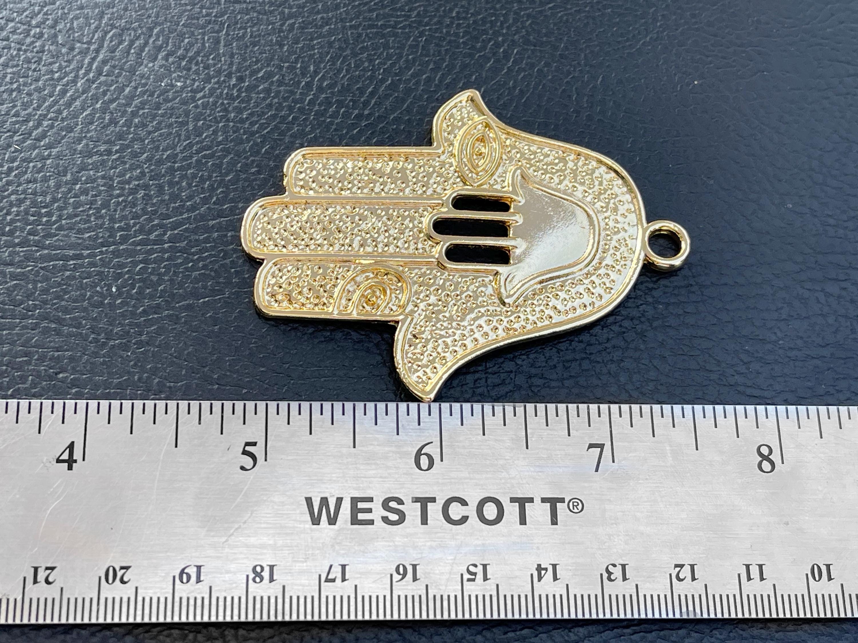 ゴールドハムサハンドペンダント、邪眼のお守りチャーム、ファティマの