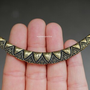 1   Collar Pendant Connector Bronze plated necklace finish link Turkish jewelry supply mdla0195C