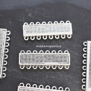 1   Clasp for multistrand Magnet for 8 row strands strong silver plated Turkish jewelry supply mdla0121F