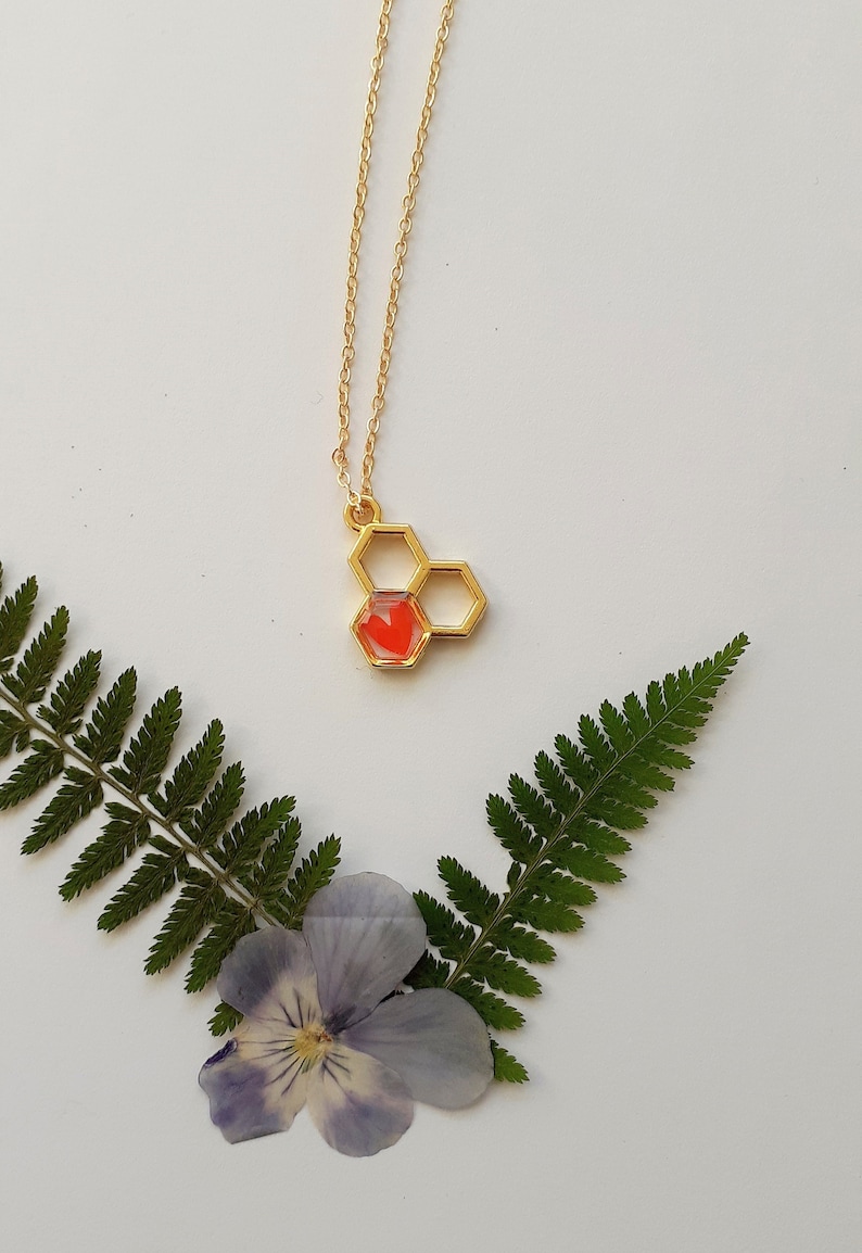 Cute Honeycombs Necklace