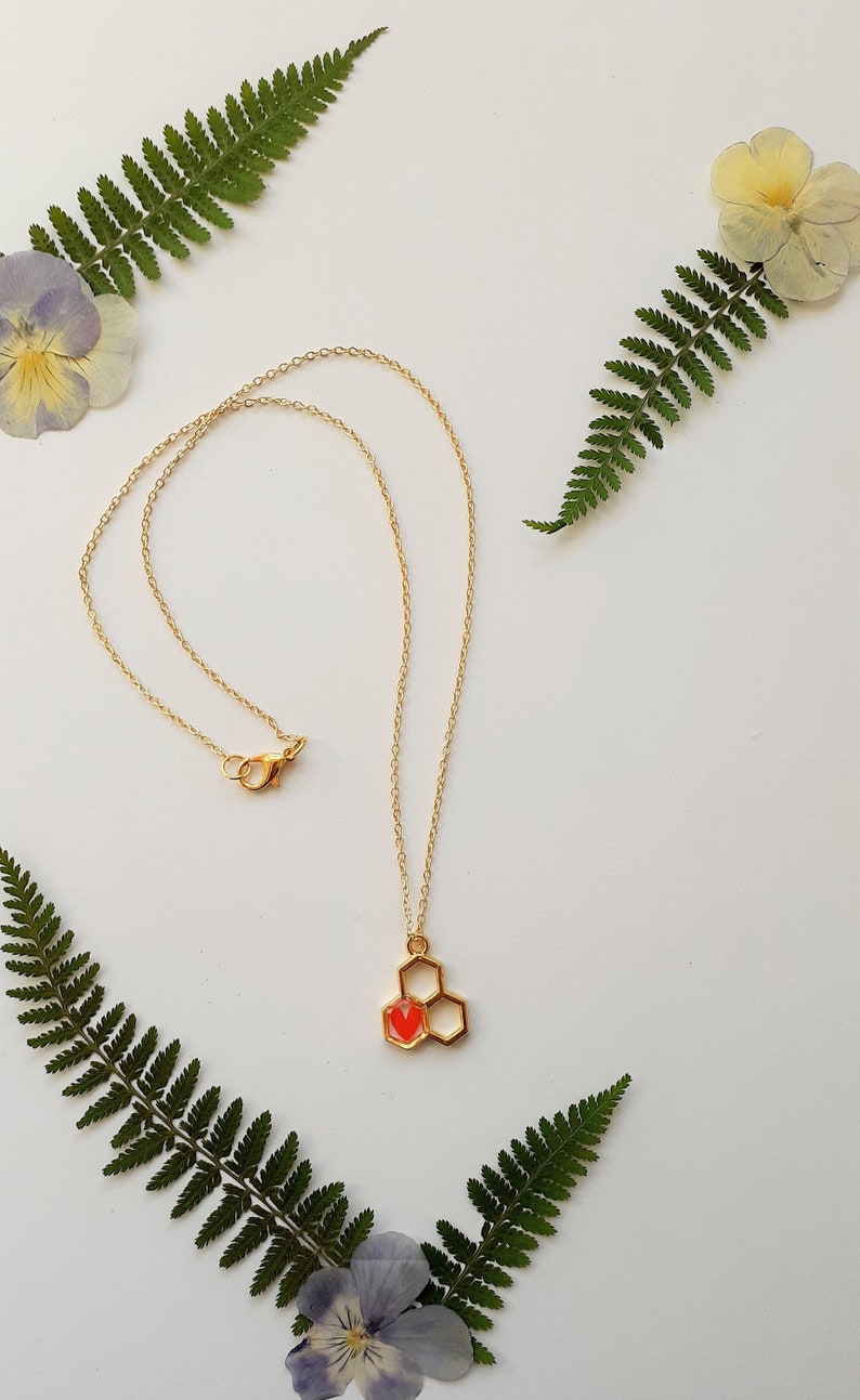 Cute Honeycombs Necklace