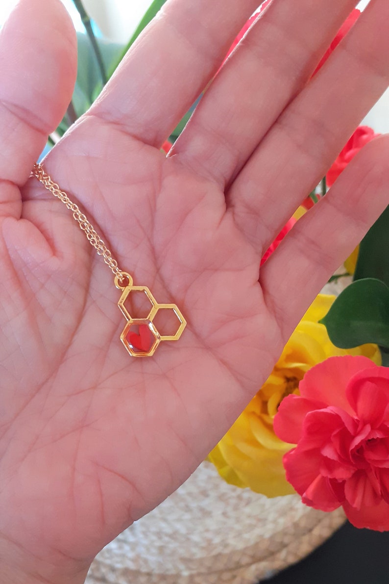 Cute Honeycombs Necklace