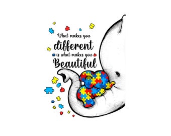 Download Autism Elephant Svg Etsy
