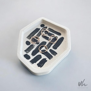 Small Abstract Tray | Terrazzo Tray | Jesmonite Tray | Jewelry Tray | Terrazzo Trinket | Jesmonite Decor | Ring Dish