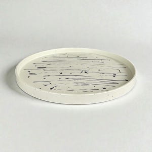 Large Circle Tray | Jesmonite Tray | Entryway Decor | Imperfect Trays