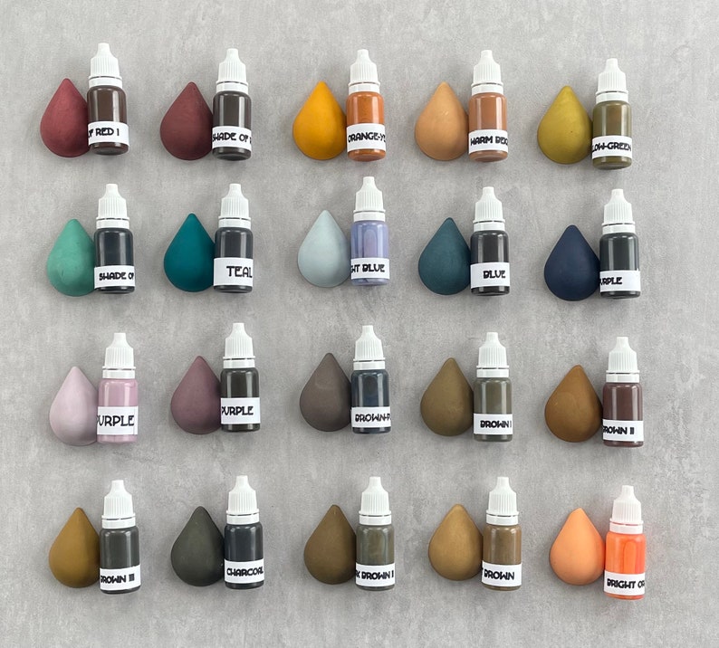 Jesmonite Pigment Aqua Resin Pigment 10ml Handmixed Pigments made with authentic Jesmonite Pigments image 1