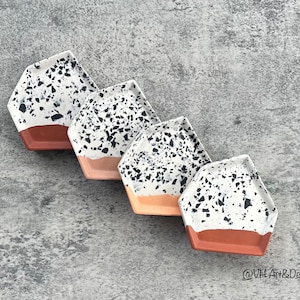 Geometric Trinket | Ring Dish | Trinket Tray | Jewelry Tray | Jesmonite Tray | Terrazzo Tray